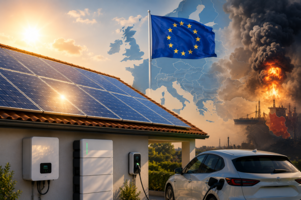 Painéis solares ganham força na UE devido à guerra no Irão